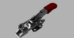 Toggle action- latch catch clamp