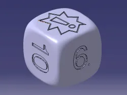 Warhammer Battle artillery dice