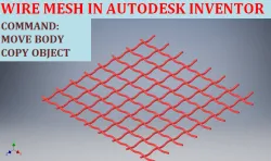 Wire Mesh in Autodesk Inventor || Inventor Tutorials || Cad Tutorials || Wire Mesh Design in Cad