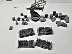 1/35 Scale Breda Mod 35 20mm AA Gun Ammo & Ammo Boxes