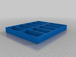 3.75 inch 1:18 Scale Action Figure Storage or Display Trays 