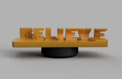 Anamorphic Text Art