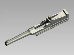 Barrel and Barrel extension for Mauser C96 (Bolo)