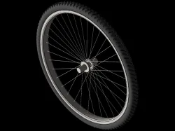 Bicycle wheel on Solidworks