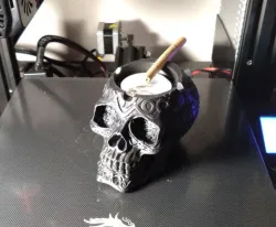 Celtic Skull Ashtray