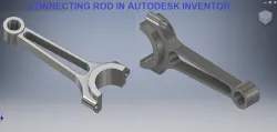 Connecting Rod in Autodesk Inventor || Inventor Tutorials || Cad Tutorials || Drawing Tutorial Begin