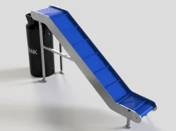 Conveyor belt elevator