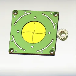 D20T3B4 TY2-Motorized or Manually Industrial mechanical shutter design plan type 2