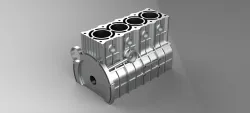 Engine Block, Motor Bloğu, motor gövdesi.