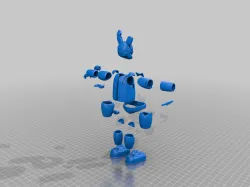 FNAF Movie Yellow Rabbit  figure Parts