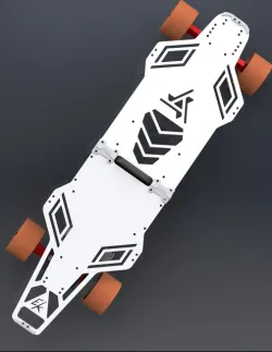 Foldable e-skateboard - Project Longshot (complete)