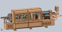 Full automatic edge banding machine