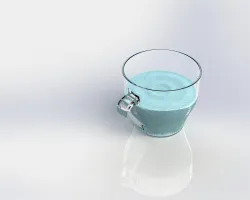 Glass mug