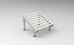 Gravity roller conveyor
