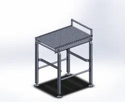 Gravity roller conveyor