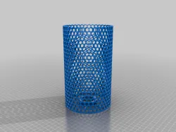Honeycomb lamp shade