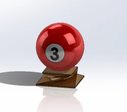 Knight Chess Piece - 3 Ball