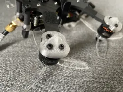 Lightweight landing skids for Armattan Gecko