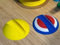 Mac Mini M1 M2 Semi Sphere Stand Dutch Flag Design 