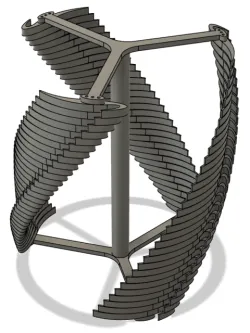 Machinable VAWT Impeller
