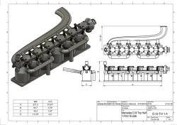 Mercedes D.III Aircraft Engine (Top Half)