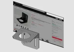 Nema 23 Stepper Motor  L Type Bracket