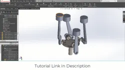 Project | Conceptual Axial engine  design in Solidworks