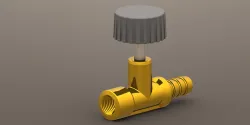 Registro 5/16"x1/8" NPT - 90°
