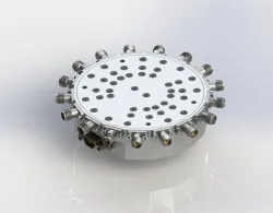 RF-Lambda 43.5 GHz (V-band) Absorptive Coaxial SP16T Switch
