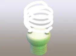 screw type fluorescent laamp