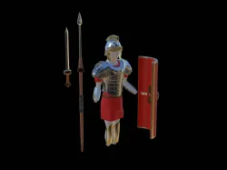 set of rome armour for 3d printing on figures or for cosplay 