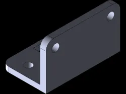 Sharp ir sensor bracket