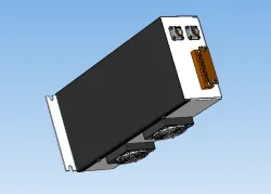 Sheet metal housing for actuator control unit