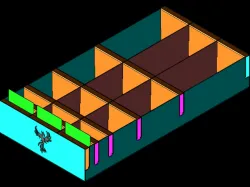 Sheet metal Leitner Box for Vocabulary