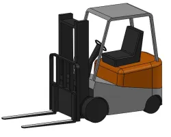 Small forklift