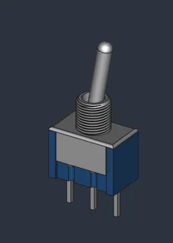 SPDT print toggle switch - PCB Mount