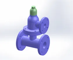 Spring loaded safety valve