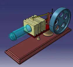 Stirling Engine - Alpha Type