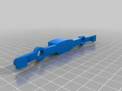 Suitcase handle button