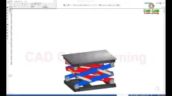 Table Adjustable Height by Piston (Lifting Mechanism)