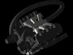 V6 engine