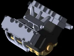 V6 engine