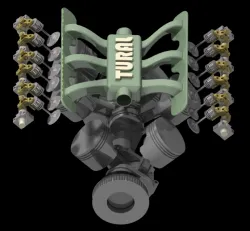 V6 engine