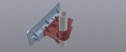 12 inches spool riser sliding clamp