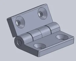 2 pice hinge