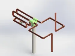 2m Amateur Radio Cycloid Omni-Directional Antenna