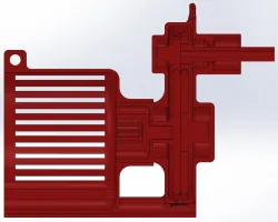 3D Printable Electric Motor to Dremel Shaft 1 to 1 Adapter & Herringbone Gearbox Adapter (Top-Down Design Approach)