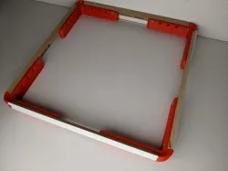 3D printed garbage bag frame