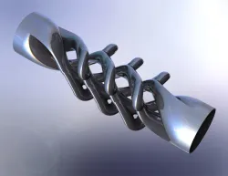 3D Tesla Valve Concept