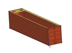 40 Feet Container With Railings